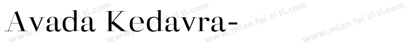 Avada Kedavra字体转换